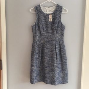 BRAND NEW WITH TAGS Shoshanna blue tweed dress